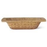 32.5" Wooden Dough Bowl