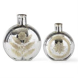 Sm Silver Mercury Rounded Vase