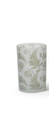 Lg Frosted Fern Votive