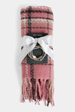 Pink Scarf & Bracelet Set