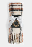 Cream Scarf & Bracelet Set