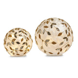 Small Lighted Leaf Dome