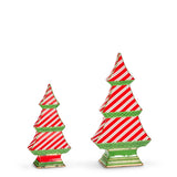 Med Candy Cane Stripe Tree