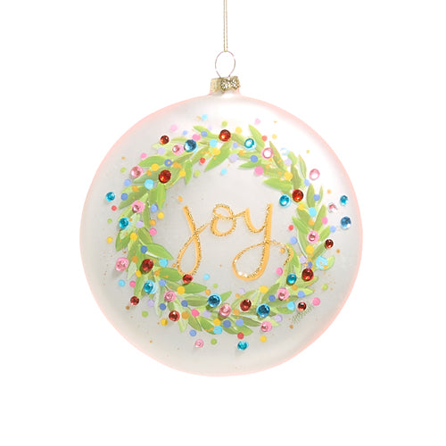 Joy Wreath Ornament