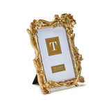 Gold Floral 5x7 Photo Frame