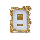 Gold Floral 5x7 Photo Frame