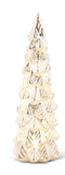 Med Silver LED Glass Tree