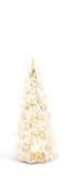 Sm Silver LED Glass Tree