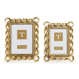 4x6 Gold Ribbon Frame