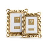 5x7 Gold Ribbon Frame