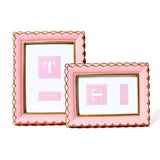 4x6 Pink Scalloped Frame
