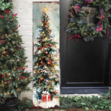 Christmas Tree Porch Sign