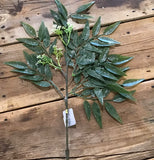 Green Glittered Spray
