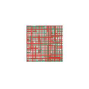 Vietri Plaid Cocktail Napkins