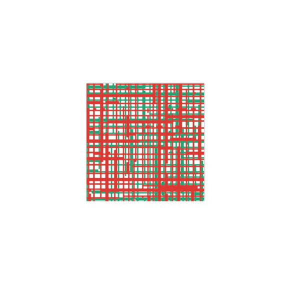 Vietri Plaid Cocktail Napkins