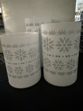 Lg Snowflake LED Cylinder