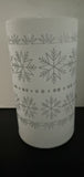 Lg Snowflake LED Cylinder