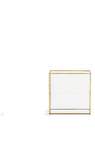 Med Square Glass Gold Box
