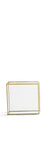 Sm Square Glass Gold Box