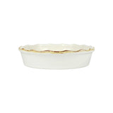 White Italian Baker Pie Dish