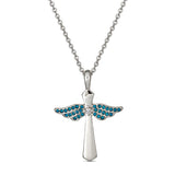 Necklace Angel Wings Cross