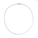 20" Silver Thin Snake Chain