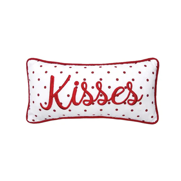 Kisses Polka Dot Pillow
