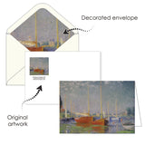Monet Boat Notecards