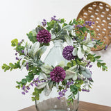 Violet Lamb's Ear Wreath