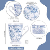 B&W Tea/Coffee Mug Set 2
