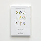 Garden Flower Tea Towel