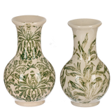 Botanical Cream Green Vase