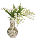 Botanical Cream Green Vase