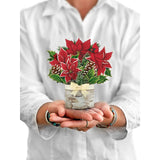 Fresh Cut Mini Birch Poinsettia