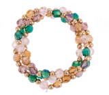 Green 3 Stretch Bracelet