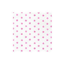 Napkin Cocktail Pink Dot