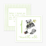Monthly Milestone Cards