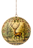 Deer Disk Ornament