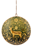 Deer Disk Ornament