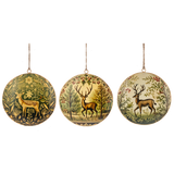 Deer Disk Ornament