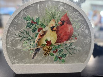 Winter Cardinal Couple Pre-Lit