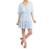 Magnolia Ruffle Sleeve Tie Front Dress