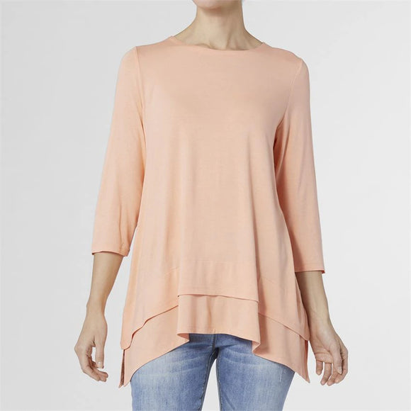 Soft Coral Double Layer Tunic