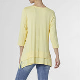 Pale Yellow Double Layer Tunic