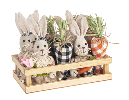 Bunny and Carrot Ornaments
